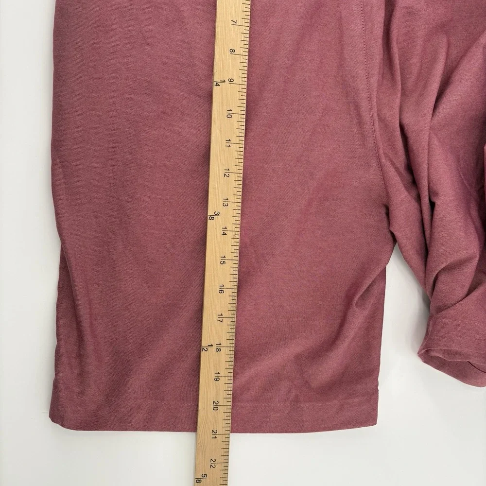Vintage‎ Caribbean Performance Men's Pink Flat Front Shorts Size 34